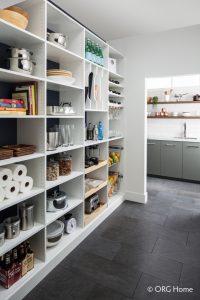 white pantry storage